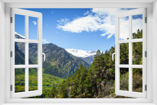 Fototapeta Naklejka Na Ścianę Okno 3D - beautiful view of the Caucasus Mountains