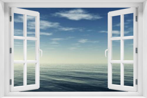 Fototapeta Naklejka Na Ścianę Okno 3D - Sea view, ocean view, sky and sea,