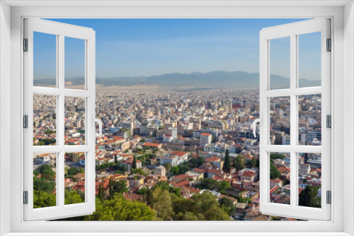 Fototapeta Naklejka Na Ścianę Okno 3D - Athens city view from Acropole