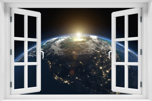 Fototapeta Naklejka Na Ścianę Okno 3D - Erde