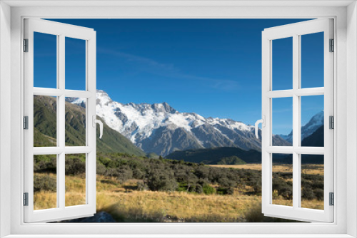 Fototapeta Naklejka Na Ścianę Okno 3D - Mount Cook National Park featuring snow, mountains and tranquil scenes, New Zealand