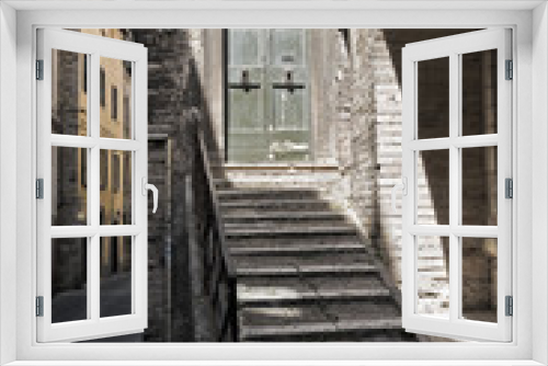 Fototapeta Naklejka Na Ścianę Okno 3D - Historic House. Perugia. Umbria.