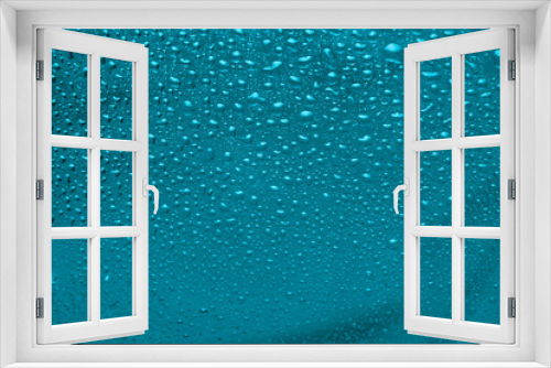 Fototapeta Naklejka Na Ścianę Okno 3D - raindrops on glass, condensate 