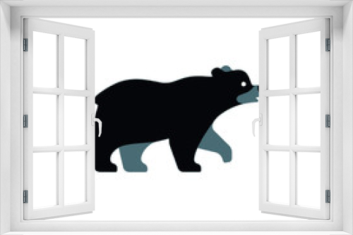Fototapeta Naklejka Na Ścianę Okno 3D - Bear animal icon