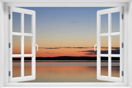 Fototapeta Naklejka Na Ścianę Okno 3D - Sunset Seliger