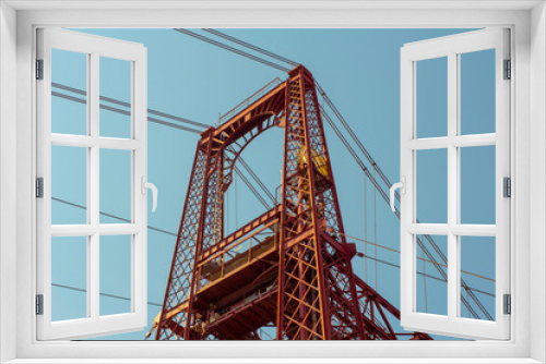 Fototapeta Naklejka Na Ścianę Okno 3D - Puente colgante