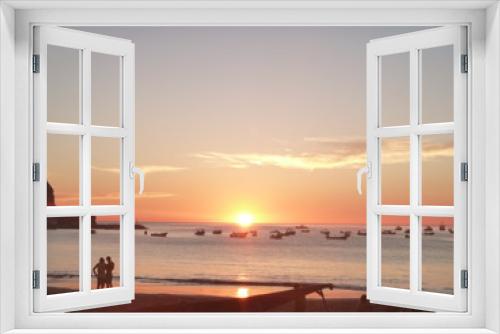 Fototapeta Naklejka Na Ścianę Okno 3D - sunset in san juan 