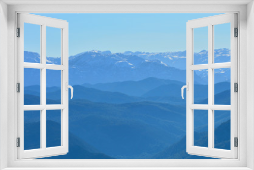 Fototapeta Naklejka Na Ścianę Okno 3D - Spectacular Mountain Views