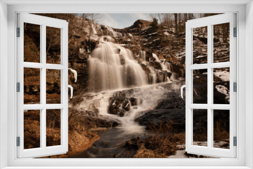 Fototapeta Naklejka Na Ścianę Okno 3D - Watres Falls, Pennsylvania