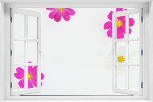 Fototapeta Naklejka Na Ścianę Okno 3D - Frame from flower in pastel colors
