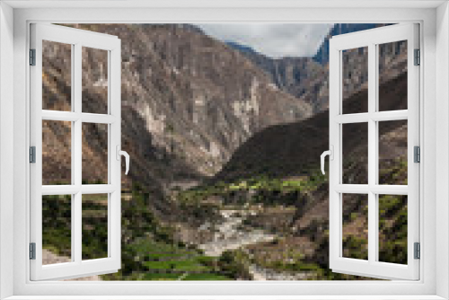 Fototapeta Naklejka Na Ścianę Okno 3D - Beautifull valley at Cotahuasi Canyon, Arequipa Peru
