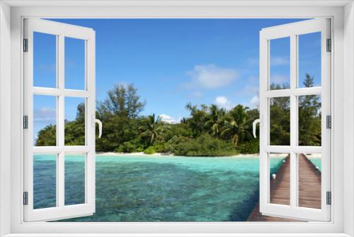 Fototapeta Naklejka Na Ścianę Okno 3D - Maldive beach