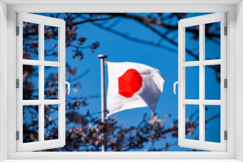 Fototapeta Naklejka Na Ścianę Okno 3D - Japanese flag