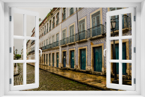 Fototapeta Naklejka Na Ścianę Okno 3D - Rua do Centro Histórico de São Luis,MA 