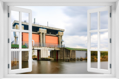 Fototapeta Naklejka Na Ścianę Okno 3D - Floodgate in Lelystad