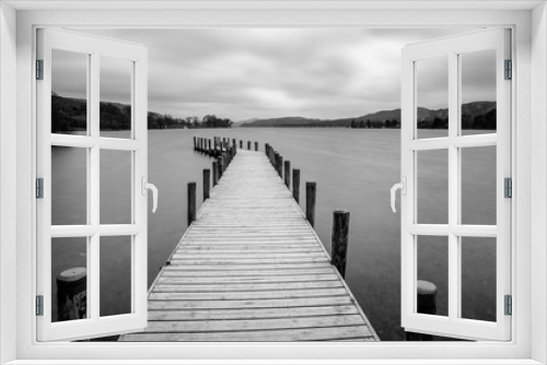 Fototapeta Naklejka Na Ścianę Okno 3D - The Monk Coniston car park at the northern tip of Coniston Water is a really handy stopping place from which to capture great pictures of the lake and its surroundings. 