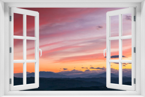 Fototapeta Naklejka Na Ścianę Okno 3D - Colorful morning sky background.