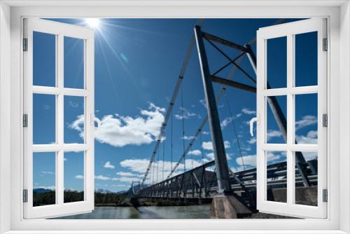 Fototapeta Naklejka Na Ścianę Okno 3D - bridge near end of the world 