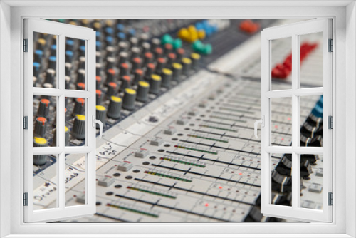 Analog Audio mixing console