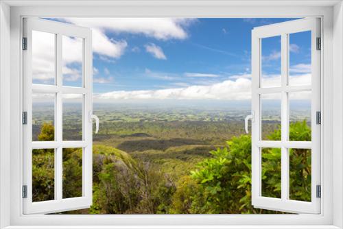 Fototapeta Naklejka Na Ścianę Okno 3D - View from Mount Taranaki, New Zealand 