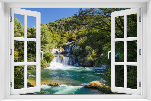 Fototapeta Naklejka Na Ścianę Okno 3D - Parc national de Krka