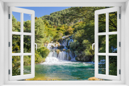 Fototapeta Naklejka Na Ścianę Okno 3D - Parc national de Krka