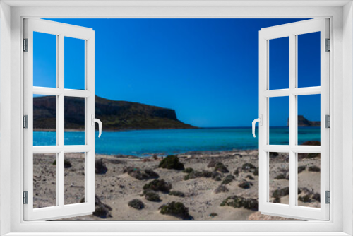 Fototapeta Naklejka Na Ścianę Okno 3D - Playa de Balos en Creta. Prefectura de La Canea