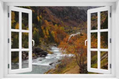 Fototapeta Naklejka Na Ścianę Okno 3D - Landscapes of Ordesa in Autumn. Spain