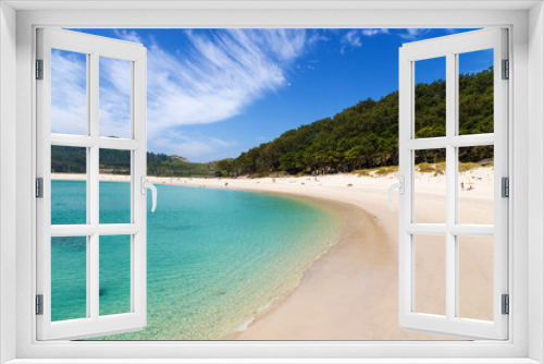 Fototapeta Naklejka Na Ścianę Okno 3D - Archipelago Cies, Spain. The picturesque beach 