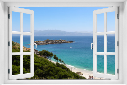 Fototapeta Naklejka Na Ścianę Okno 3D - Archipelago Cies, Spain. Faro Island Coast
