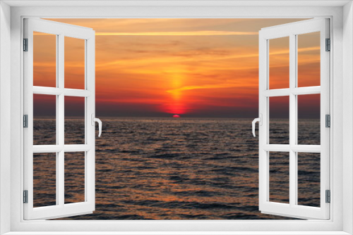 Fototapeta Naklejka Na Ścianę Okno 3D - beautiful sunrise on the Black Sea
