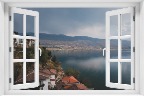 Fototapeta Naklejka Na Ścianę Okno 3D - View of lake Ohrid