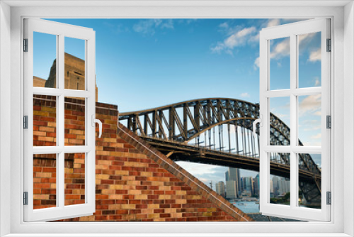 Fototapeta Naklejka Na Ścianę Okno 3D - Sydney Harbor Bridge, city symbol, Australia