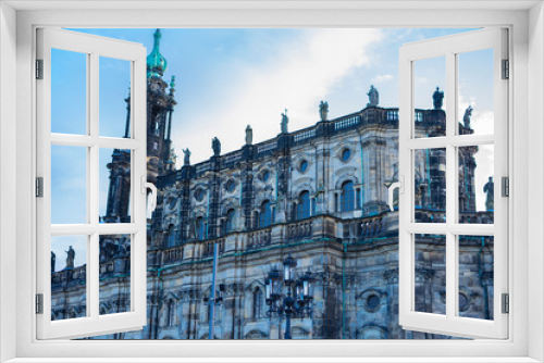 Fototapeta Naklejka Na Ścianę Okno 3D - cathedral of dresden