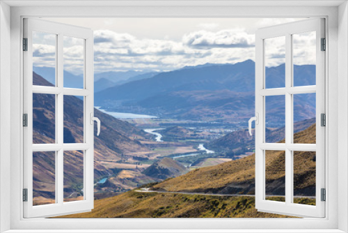 Fototapeta Naklejka Na Ścianę Okno 3D - Landscape scenery in south New Zealand