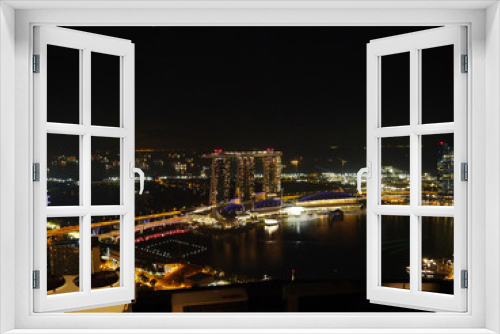 Fototapeta Naklejka Na Ścianę Okno 3D - Marina Bay Sands, Singapore
