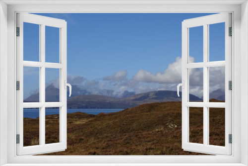Fototapeta Naklejka Na Ścianę Okno 3D - Blick über Tarskavaig in Sleat auf der Isle auf Skye in Schottland