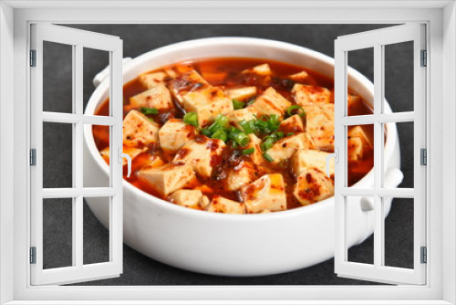 Fototapeta Naklejka Na Ścianę Okno 3D - soup with meat and vegetables