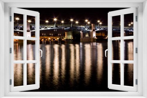 Fototapeta Naklejka Na Ścianę Okno 3D - reflet du pont st-pierre