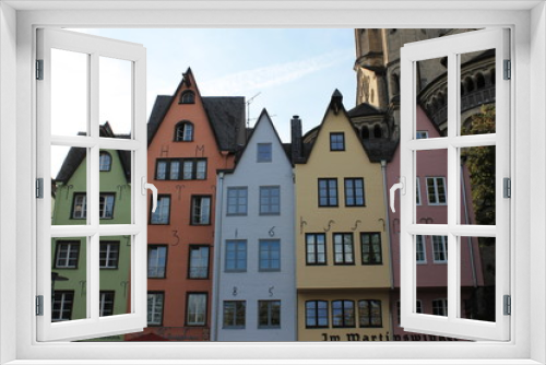 Fototapeta Naklejka Na Ścianę Okno 3D - Kölner Altstadt 