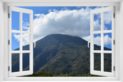 Fototapeta Naklejka Na Ścianę Okno 3D - Volcan San Pedro Lac Atitlán Guatemala