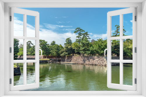 Fototapeta Naklejka Na Ścianę Okno 3D - 松江城の風景