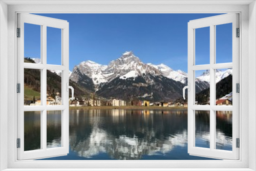 Fototapeta Naklejka Na Ścianę Okno 3D - Berge in Engelberg	