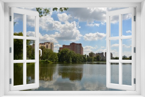 Fototapeta Naklejka Na Ścianę Okno 3D - moscow, russia, city