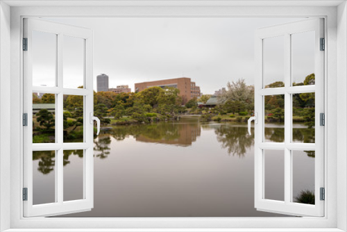 Fototapeta Naklejka Na Ścianę Okno 3D - KIYOSUMI TEIEN garden in TOKYO,JAPAN. Spring