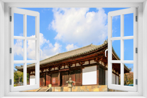 Fototapeta Naklejka Na Ścianę Okno 3D - 當麻寺