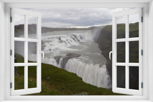 Fototapeta Naklejka Na Ścianę Okno 3D - Iceland's Gullfoss waterfall