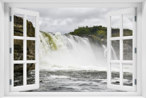 Fototapeta Naklejka Na Ścianę Okno 3D - Maruia Falls Neuseeland