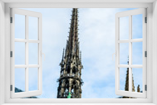 Fototapeta Naklejka Na Ścianę Okno 3D - The spire of Cathedral Notre Dame de Paris