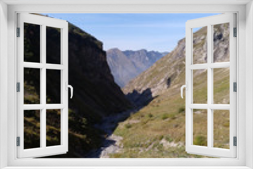 Fototapeta Naklejka Na Ścianę Okno 3D - Wandern auf dem E5